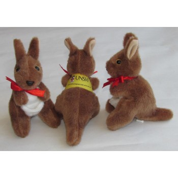 Kangaroo Toys in Custom Logo Jackets – 4″ / 11 cm