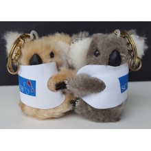 Clip-on Koala Toys Keyrings in Branded Jackets